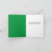 Sheep Says Baaaa Humbug – クリスマスカード カード (内部)