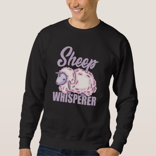 Sheep Whisperer Sheep Farmer Rancher Sheep 4 スウェットシャツ (正面)