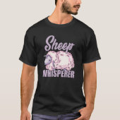 Sheep Whisperer Sheep Farmer Rancher Sheep  4 Tシャツ (正面)