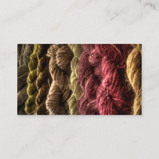 Sheep Wool Knitting Fiber Company 名刺 (裏面)