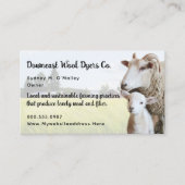 Sheep Wool Knitting Fiber Company 名刺 (正面)