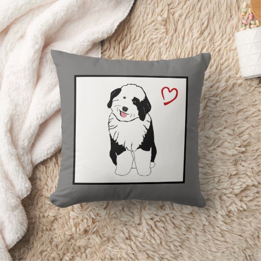 Sheepadoodleの装飾的な枕 クッション (ブランケット)