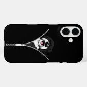 Sheepadoodle Dog Zipper Funny Puppy Dog Owner Case-Mate iPhoneケース (裏面 (横))