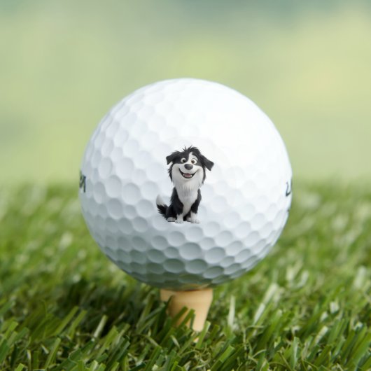 Sheepdog Border Collie Golf Balls ゴルフボール (インサイチュ 木)