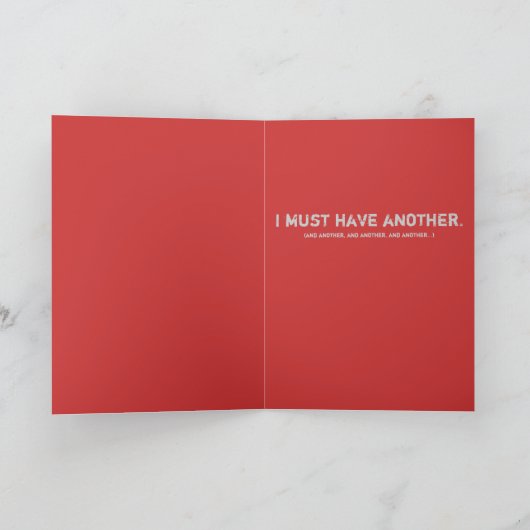 Sheepehはかび臭いジンジャーブレッドの休日カードを食べます シーズンカード (内部)