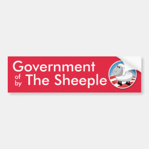 Sheepleの政府 バンパーステッカー
