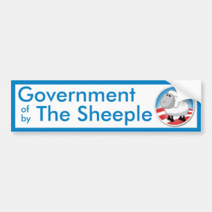 Sheepleの政府 バンパーステッカー