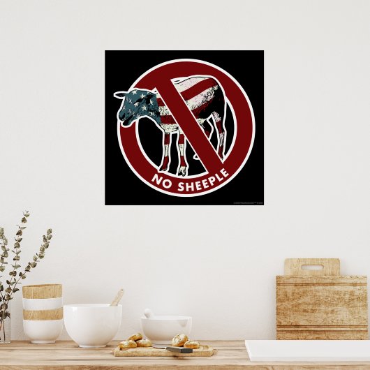 Sheepleポスターなし ポスター (キッチン)