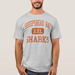 Sheepshead湾-鮫-高ブルックリンニューヨーク Tシャツ