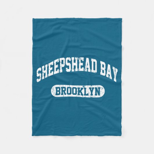Sheepshead Bay Brooklyn  フリースブランケット (正面)