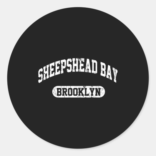 Sheepshead Bay Brooklyn  ラウンドシール (正面)