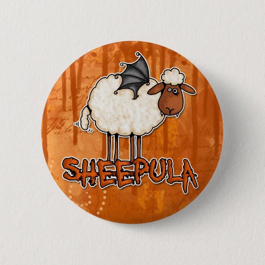 sheepula 缶バッジ (正面)