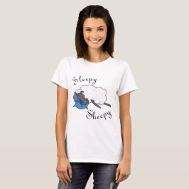 Sheepyの眠い女性のワイシャツ Tシャツ