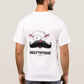 Sheepystache Tシャツ (裏面)