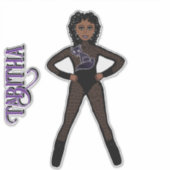 Sheer Black Spark  Dancer #1 Sticker シール (正面)