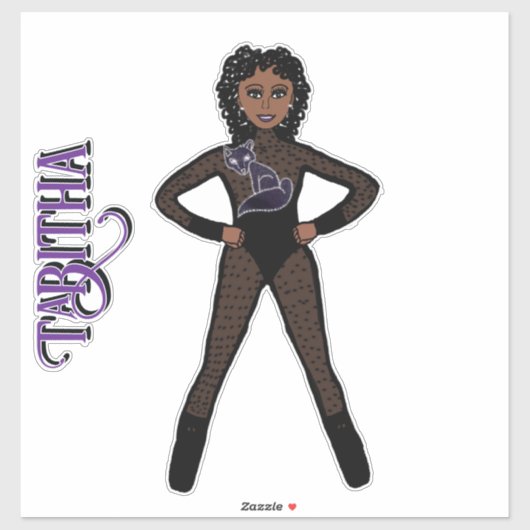 Sheer Black Spark  Dancer #1 Sticker シール (シート)