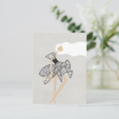 Sheer Motion Muse Glam Fashion Art ポストカード (スタンド正面)