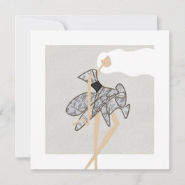 Sheer Motion Muse Glam Fashion Art Card 招待状