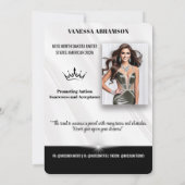 Sheer Sunburst Pageant Autograph Card シーズンカード (裏面)