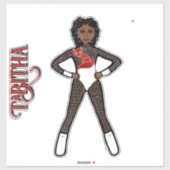Sheer White Spark  Dancer #1 Sticker シール (シート)