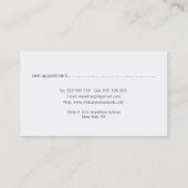 Sheet Music Grunge Teacher Musician Player 予約カード (裏面)