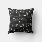 Sheet Music Notesデザイン クッション (裏面)