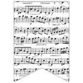 Sheet Music Notes         バンティングフラッグ (第1の旗)