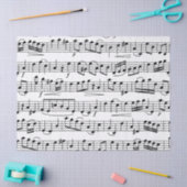 Sheet Music Notes Decoupage Tissue Paper       薄葉紙 (クラフト)