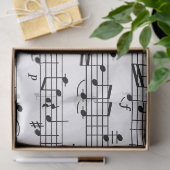 Sheet Music Notes Decoupage Tissue Paper       薄葉紙 (ギフト)