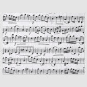 Sheet Music Notes Decoupage Tissue Paper       薄葉紙 (正面)