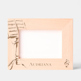 Sheet Music Notes Personalized レーザー彫刻フレーム