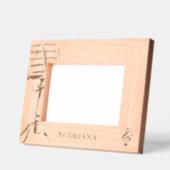 Sheet Music Notes Personalized レーザー彫刻フレーム (左)