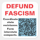 Sheet of six 3 inch, square stickers. スクエアシール (正面)