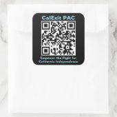 Sheet of six 3 inch, square stickers. スクエアシール (バッグ)