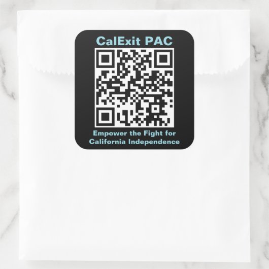 Sheet of six 3 inch, square stickers. スクエアシール (バッグ)