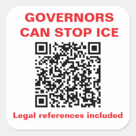 Sheet of six 3 inch Stickers スクエアシール