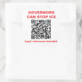 Sheet of six 3 inch Stickers スクエアシール (バッグ)