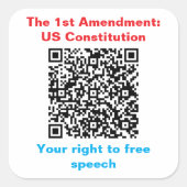 Sheet of six 3 inch Stickers スクエアシール (正面)