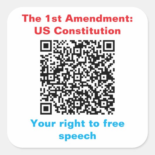 Sheet of six 3 inch Stickers スクエアシール (正面)