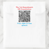 Sheet of six 3 inch Stickers スクエアシール (バッグ)