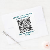 Sheet of six 3 inch StickersSticker スクエアシール (封筒)