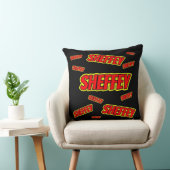 Sheffey Red Comic フォント クッション (椅子)