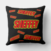Sheffey Red Comic フォント クッション (裏面)