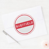 Sheffield City Pride Emblem – English Identity ラウンドシール (封筒)