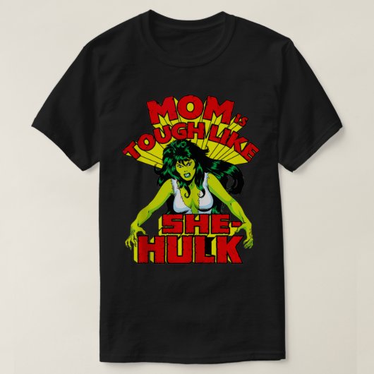 SheHulkのようなタフな母の日を驚かす Tシャツ (デザイン正面)