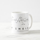 Sheikペプチド名mug コーヒーマグカップ (正面右)