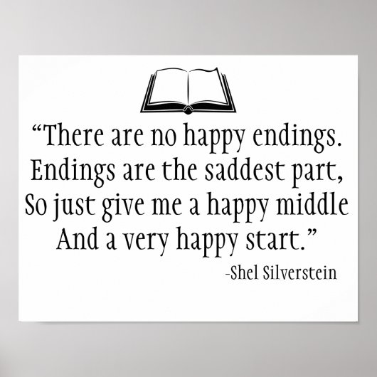 Shel Silverstein Quote Wall Poster ポスター (正面)