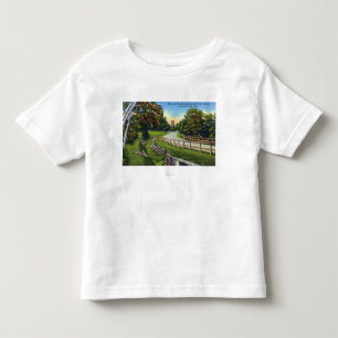 Shelburneの頂上に近づくモホーク族の人の道 トドラーTシャツ
