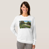 Shelburneの頂上に近づくモホーク族の人の道 Tシャツ (正面フル)