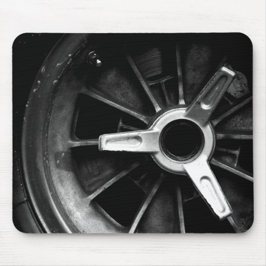 ShelbyのコブラのHalibrandの車輪のマウスパッド マウスパッド (正面)